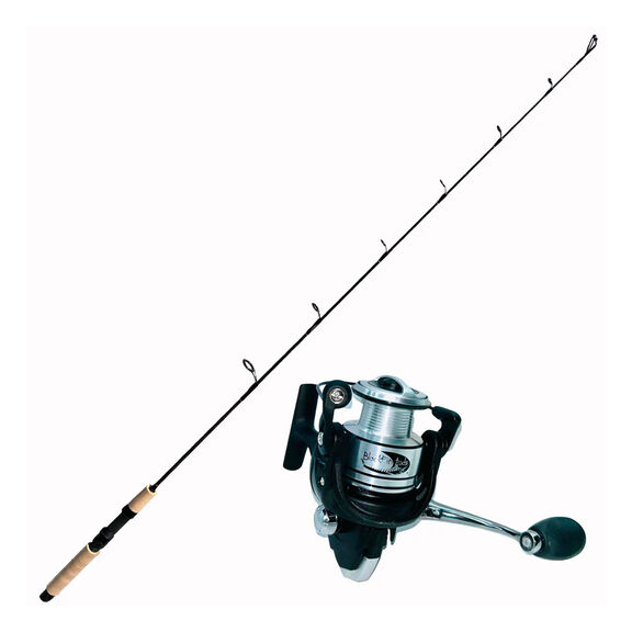 4'3" Li'l Finz Kids Spinning Combo, Medium Power, Teal image number 0