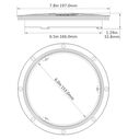 6 Inch Round Deck Hatch - Black image number 1