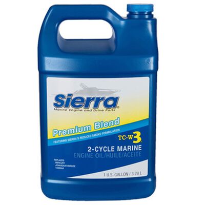 Sierra TC-W3 2 Stroke Conventional Marine Engine Oil, 1 Gallon