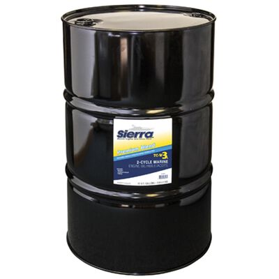 Sierra TC-W3 2 Stroke Conventional Marine Engine Oil, 55 Gallon