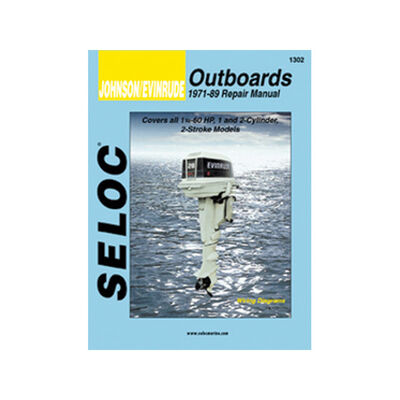 Seloc Manual for Johnson Evinrude Outboards 1971-1989