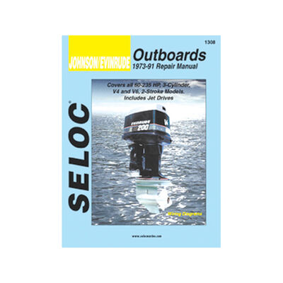 Seloc Manual for Johnson Evinrude Outboards 1973-1991
