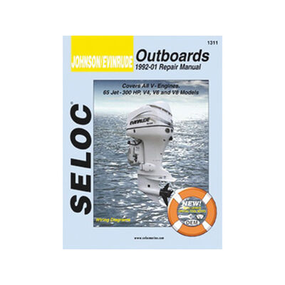 Seloc Manual for Johnson Evinrude Outboards 1992-2001