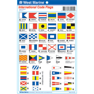 International Code Flags Decals