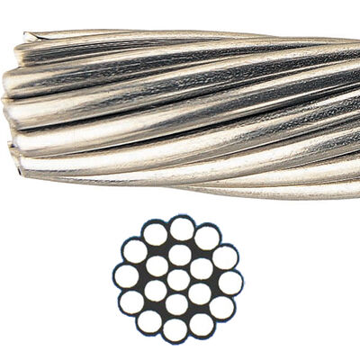 1 x 19 Stainless Wire, Type 316 Extra Corrosion-Resistant Stainless Steel