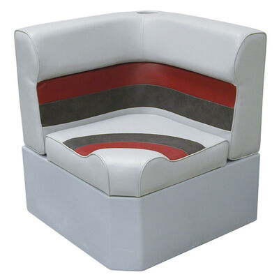 Corner Radius Seat - Gray/Red/Charcoal