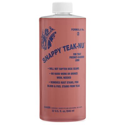 Snappy Teak-Nu Two-Step Teak Cleaning, Part Two, Neutralizer, Quart