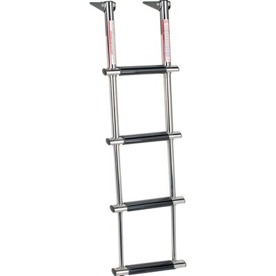 4-Step Stainless Steel Wide-Step Telescoping Dive Ladder
