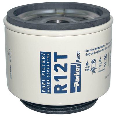 R12T Spin-On Fuel Filter For Series 120, 10 Micron