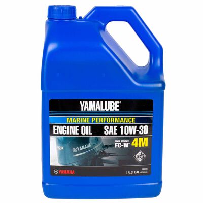 Yamalube 4M 10W-30 4 Stroke Conventional Marine Engine Oil, 1 Gallon