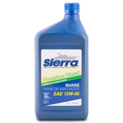 Sierra 15W-40 Conventional Diesel Engine Oil, 1 Quart