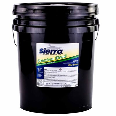Sierra 15W-40 Conventional Diesel Engine Oil, 5 Gallon