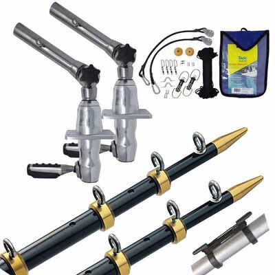GS280 Outrigger Kit with 15' Black/Gold Poles