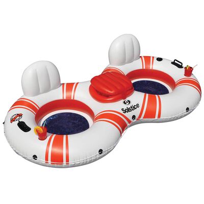 Super Chill 2-Person Inflatable Float with Cooler