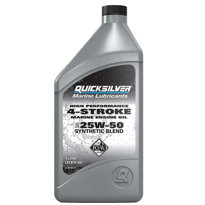 25W-50 High Performance Synthetic Marine Engine Oil, 1 Liter