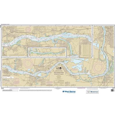Maptech® NOAA Recreational Waterproof Chart-Delaware River Philadelphia to Trenton, 12314