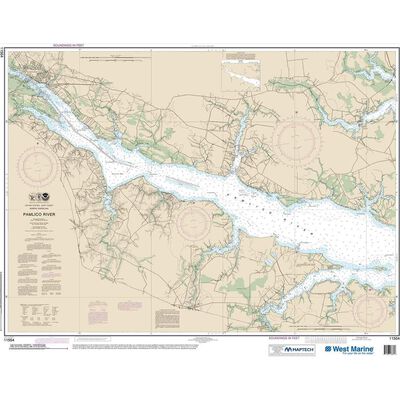 Maptech® NOAA Recreational Waterproof Chart-Pamlico River, 11554