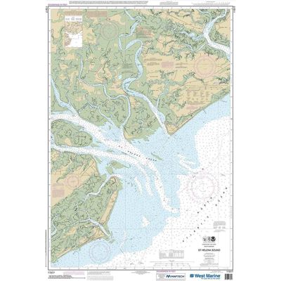 Maptech® NOAA Recreational Waterproof Chart-St. Helena Sound, 11517