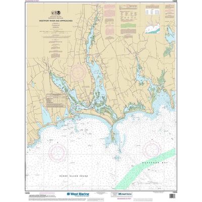 Maptech® NOAA Recreational Waterproof Chart-Westport River and Approaches, 13228