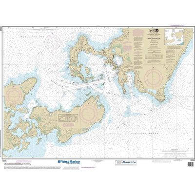 Maptech® NOAA Recreational Waterproof Chart-Woods Hole, 13235
