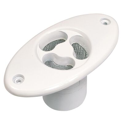 Dual-Tone Oval Horn, White