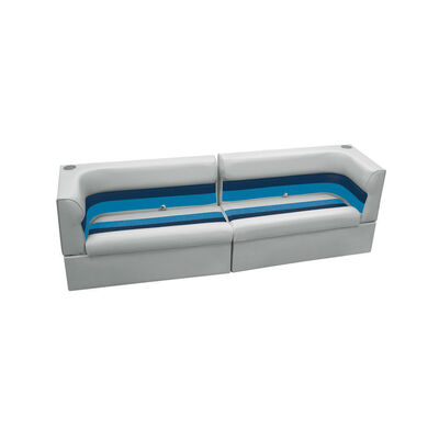 Couch Back Rail Group, Gray/Navy/Blue