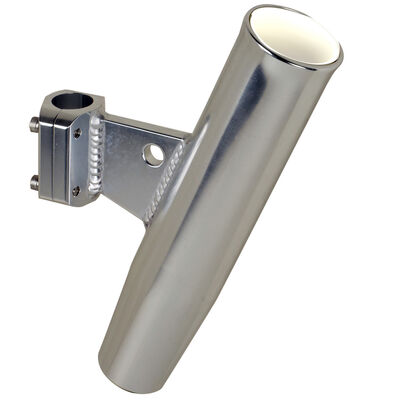 Aluminum Vertical Clamp-On Rod Holder, Fits 1.05" Measured Outside Diameter
