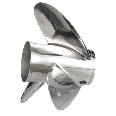 Q3 14.5" Diameter X 17" Pitch, 3-Blade Stainless Steel Propeller, Right Hand Rotation, High Polished Finish