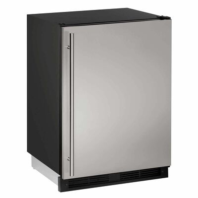 24" Stainless Refrigerator/Ice Maker Combo