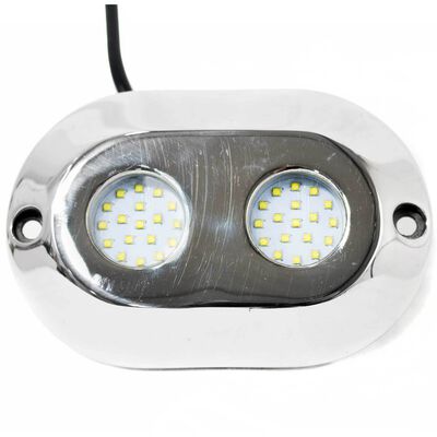 Dual Pod Underwater LED Lighting System, White