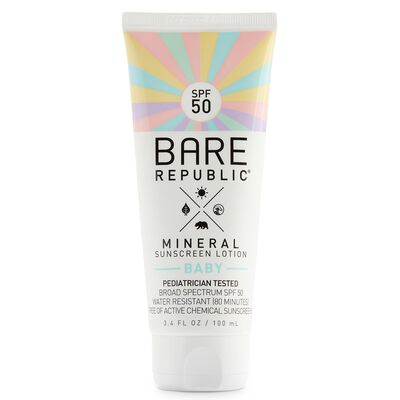 SPF50 Mineral Baby Sunscreen Lotion