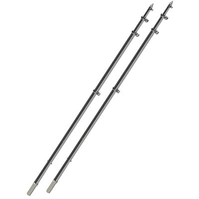 Deluxe Aluminum Tele-Outrigger Pole, 18', Pair