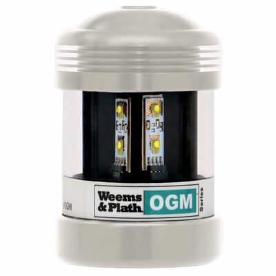 OGM Series Q Collection Mast Mount Deluxe LED Steaming/Anchor Navigation Light