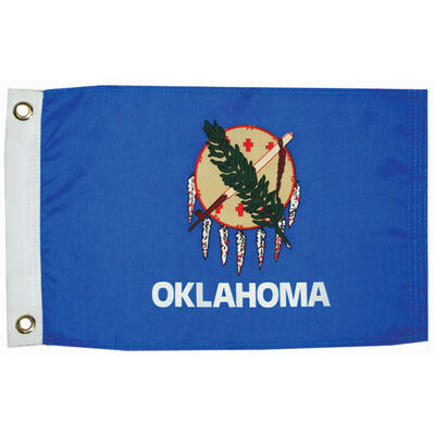 Oklahoma State Flag, 12" x 18"