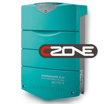 ChargeMaster Plus CZone Battery Charger, 24V, 100 Amp, 2 Banks