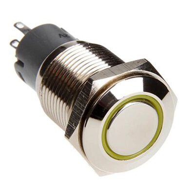 16mm LED Two Position Switch, Yellow