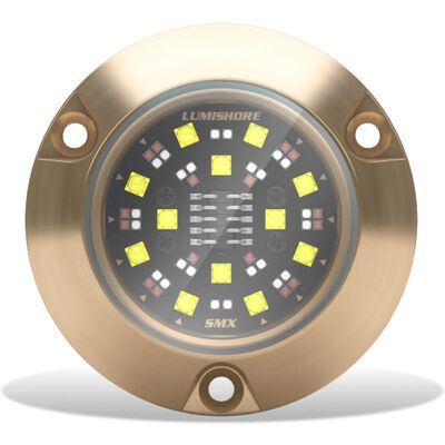 Lumishore EOS SMX153 LED Surface Mount Underwater Lights, 5,500 Lumen, RGBW, 2 Light Set