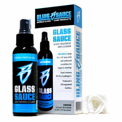 Glass Sauce Kit, Glass Treatment and Cleaner with Towel