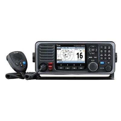 M605 Fixed Mount VHF Radio with Color Display and Rear Mic Connector