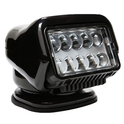 Golight® ST Series LED Permanent Mount Searchlight with Hardwired Dash Mount Remote, Black