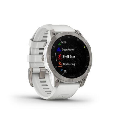 epix™ Smartwatch, Sapphire - White Titanium