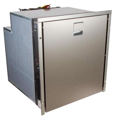 Drawer 49 Clean Touch Stainless Steel Refrigerator/Freezer, AC/DC, 4-Sided Stainless Steel Flange