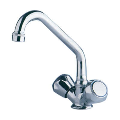Galley Mixer Marine Faucet, Chrome Finish