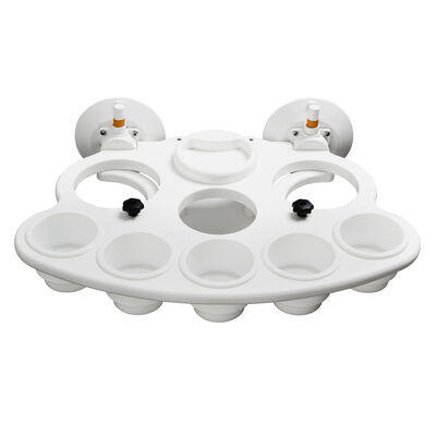 Party Barge Vertical Drink Holder, White