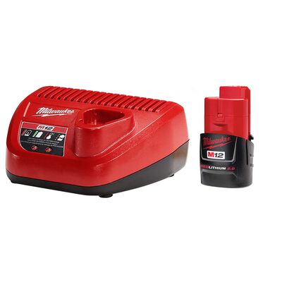 M12™ REDLITHIUM™ 2.0Ah Battery and Charger Starter Kit