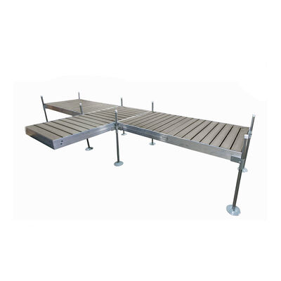 T-Shaped Aluminum Frame with PVC Gray Decking Complete Dock Packages