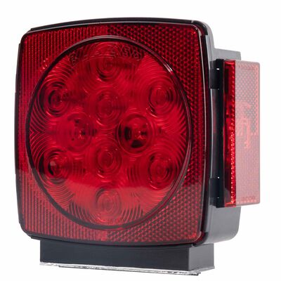 Square LED Submersible Stop/Tail/Turn Replacement Trailer Light