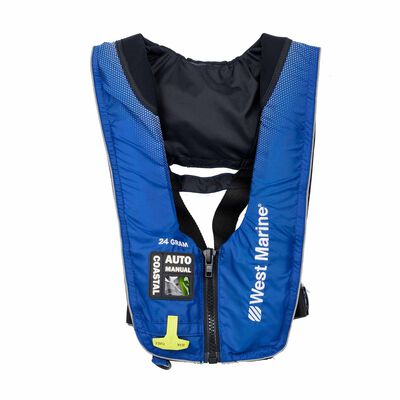 Offshore Zippered Automatic/Manual 24 Gram Inflatable PFD