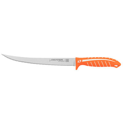 10" Dextreme™ Tiger Edge Scalloped Fillet/Utility Knife with Sheath