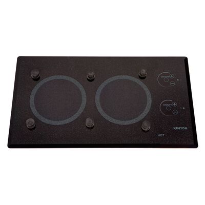 Lite-Touch Q® 2-Burner Marine Cooktop, Small with PUPS™, Landscape, 120V